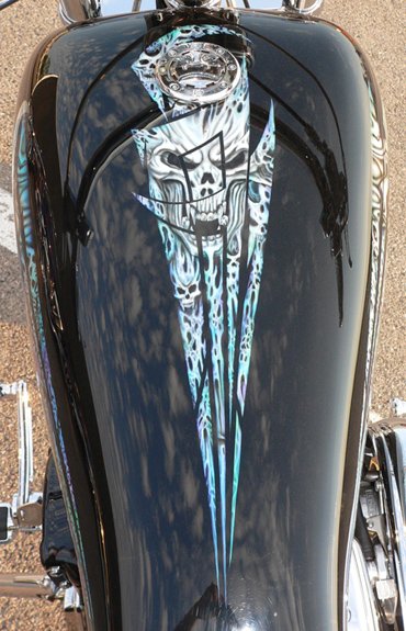 Tribal Skull Design.