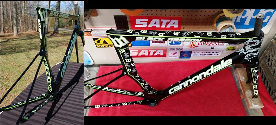 Cannondale Slice for Robert Flanigan Coach of Team Wattie and Black Dragon Racing.