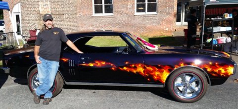 Painting on Musclecar TV.