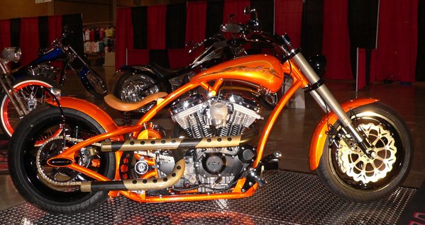 Pearl Orange Mutant Sportster