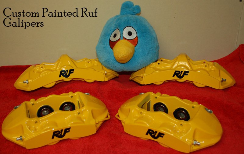 Custom Painted RUF Calipers